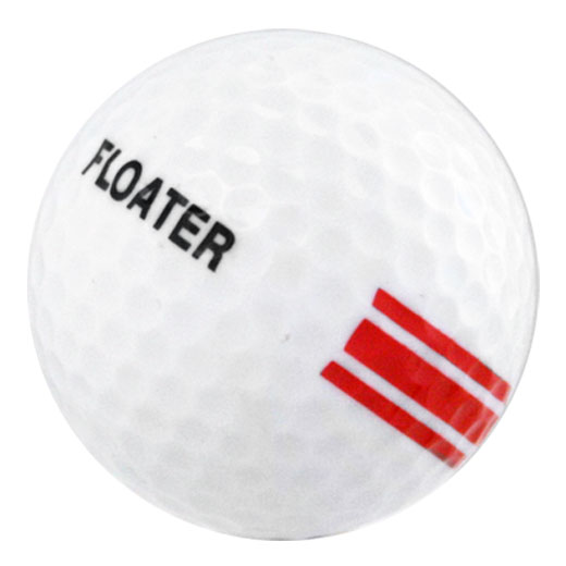 New Floater Golf Ball-White/Red