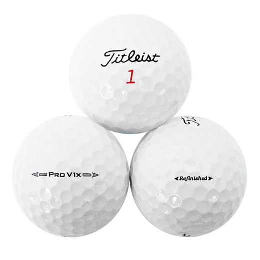 Titleist Pro V1x 2016 - Factory Refinished No Logo - 1 Dozen