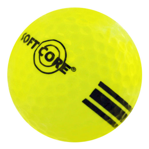 New Range Ball-Yellow/Black-SoftCore