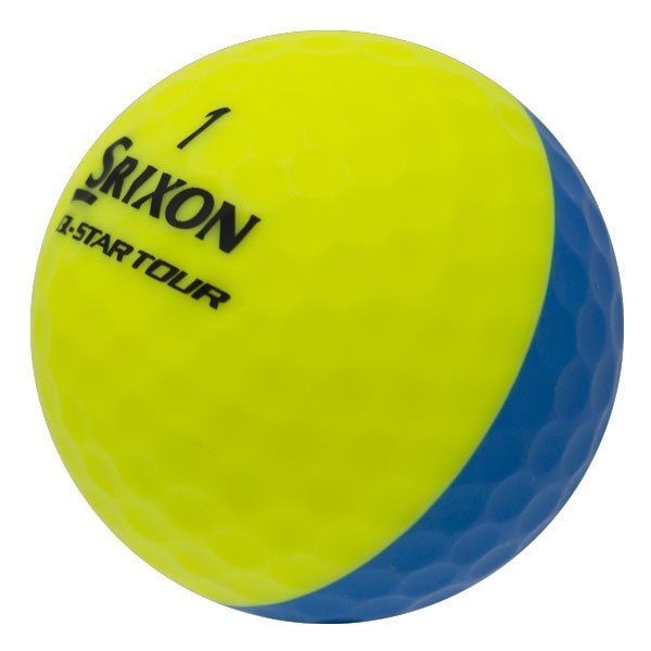 Srixon Q-Star Tour Divide Matte Blue/Yellow - 1 Dozen