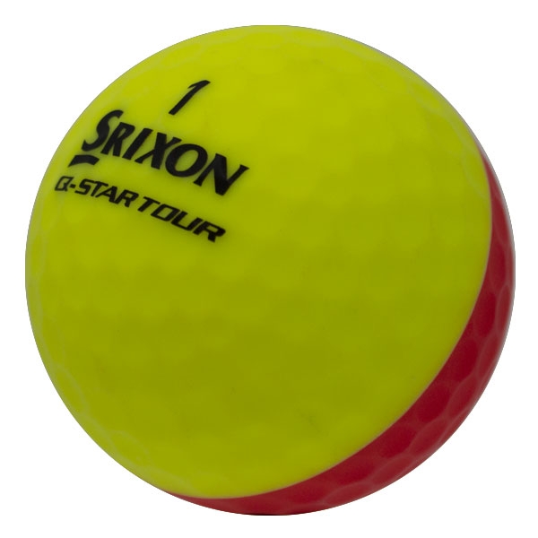 Srixon Q-Star Tour Divide Matte Red/Yellow - 1 Dozen