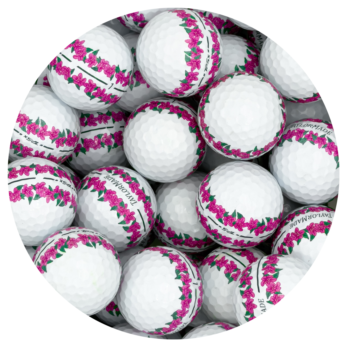 TaylorMade TP5/x Azalea Stripe - 1 Dozen