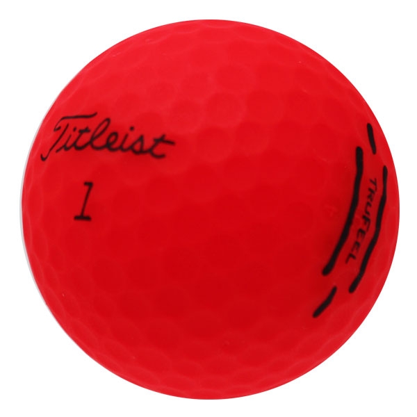 Titleist TruFeel Matte Red - 1 Dozen (Buy 4 Dozen Ships Free)