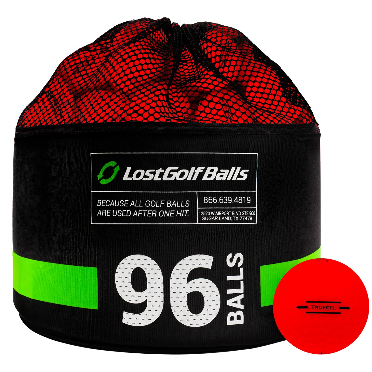 96 Titleist TruFeel Matte Red Bag