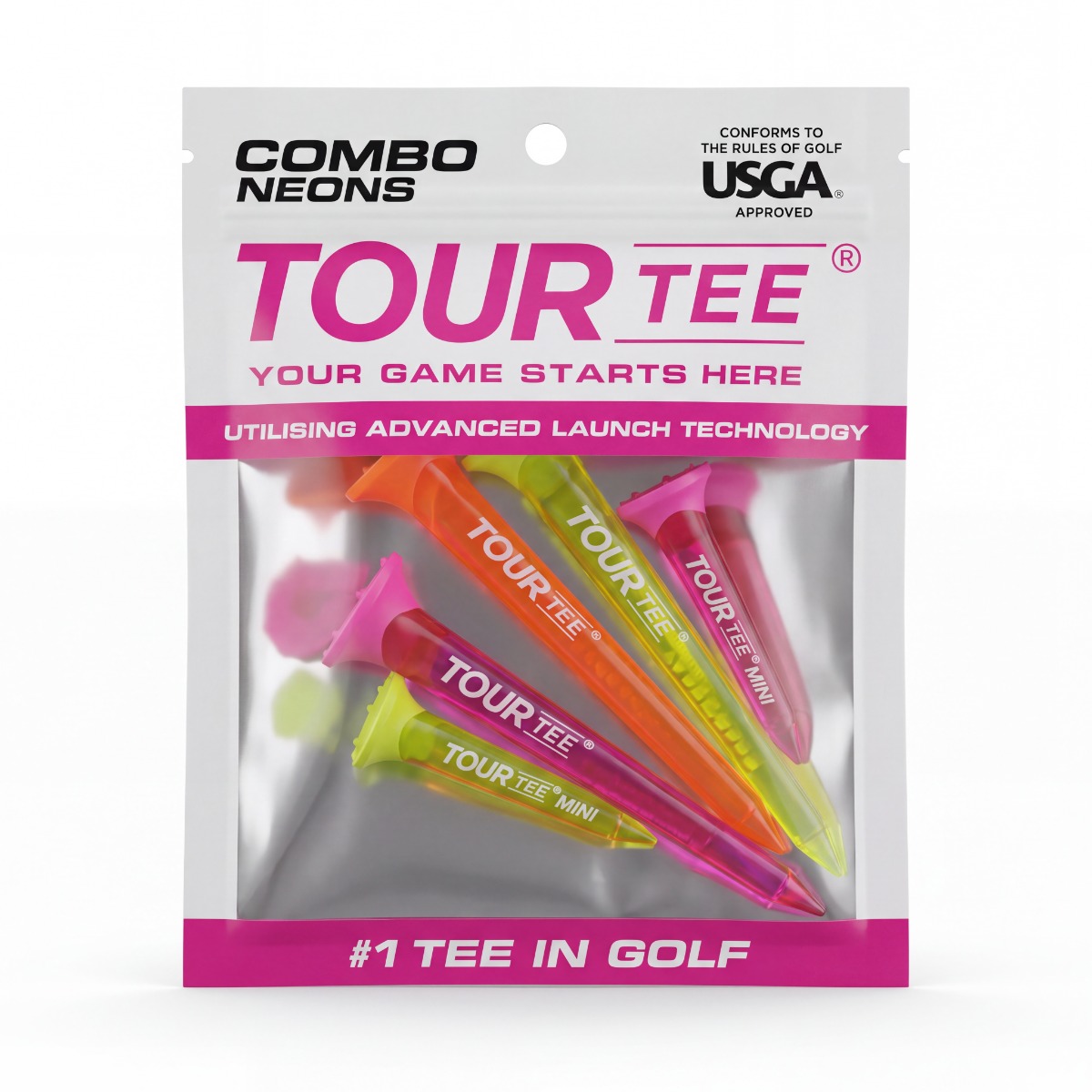 Tour Tee Combo Neons Pink Pack