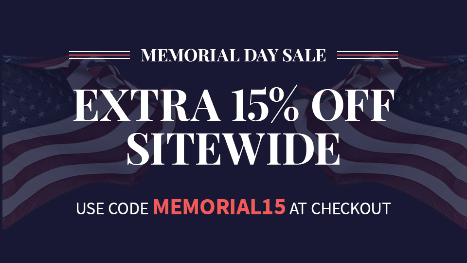Extra 15% off with code MEMORIAL15 at checkout, code expires 6/7/2023